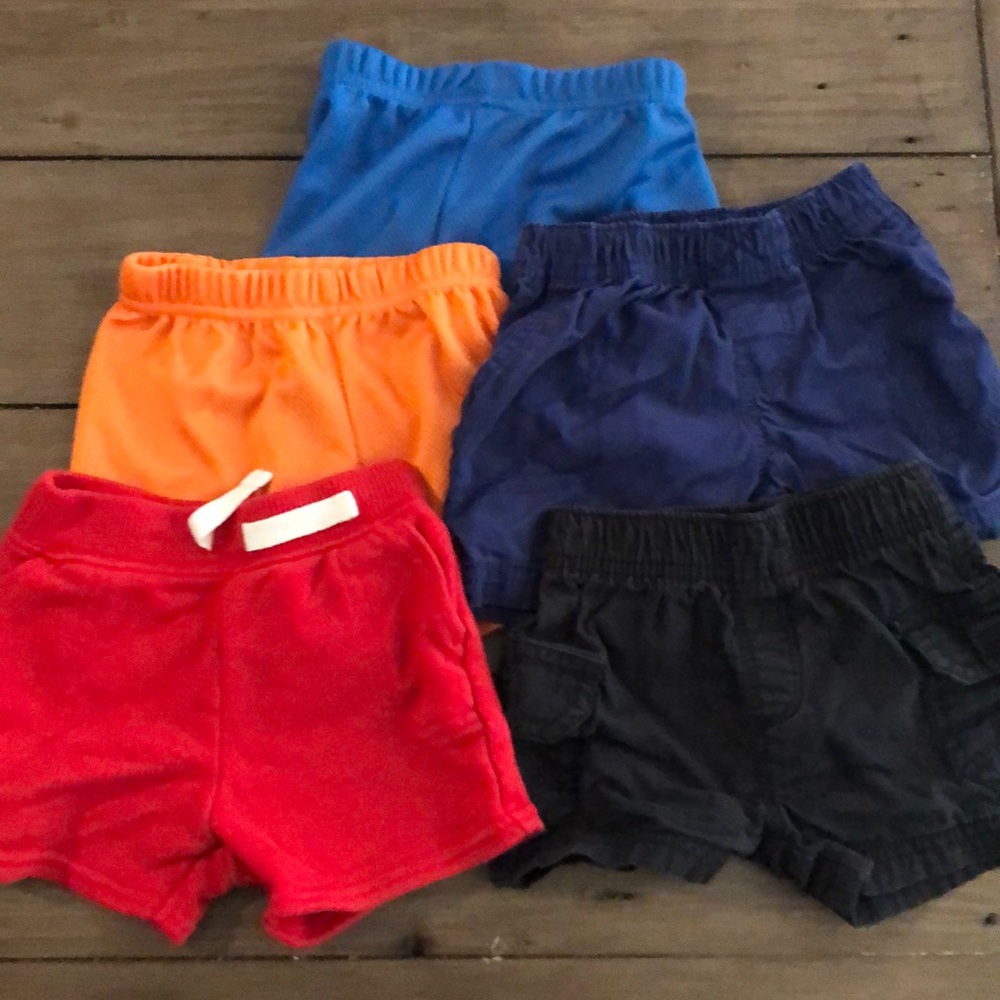 5 pairs of shorts